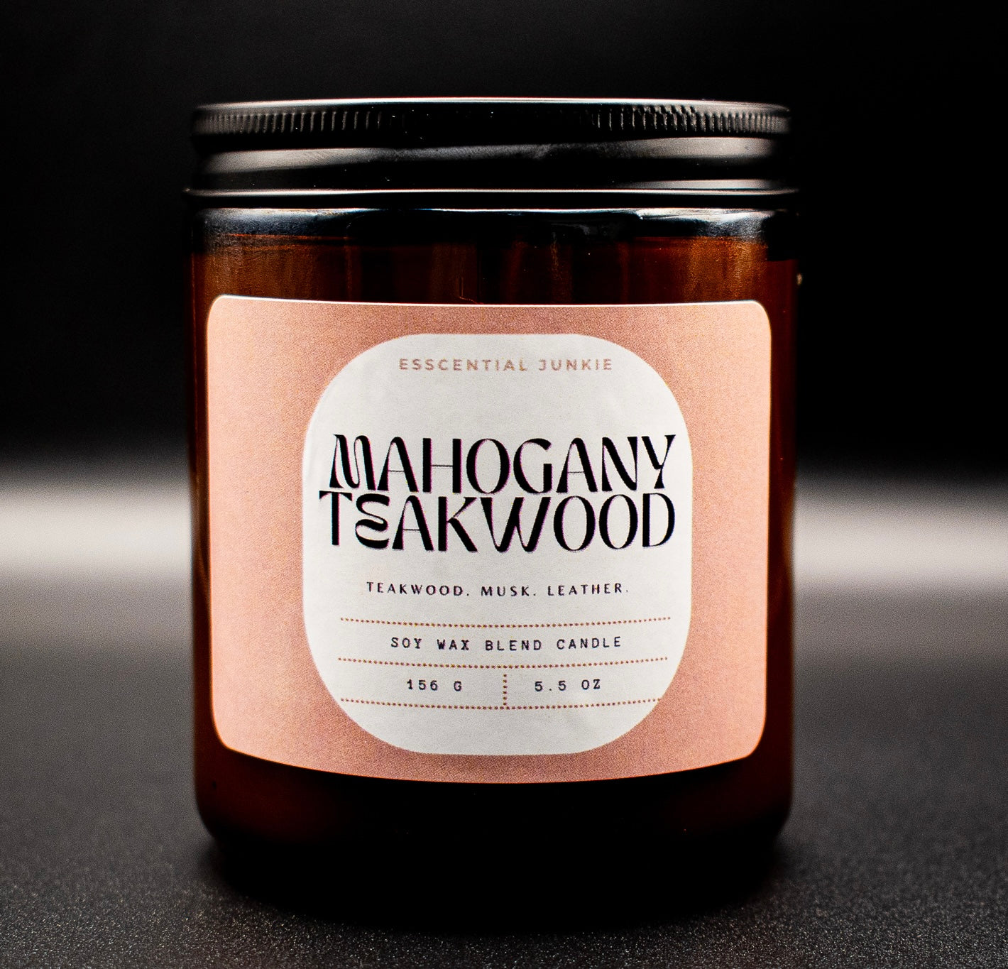 Mahogany Teakwood Woodwick Candle